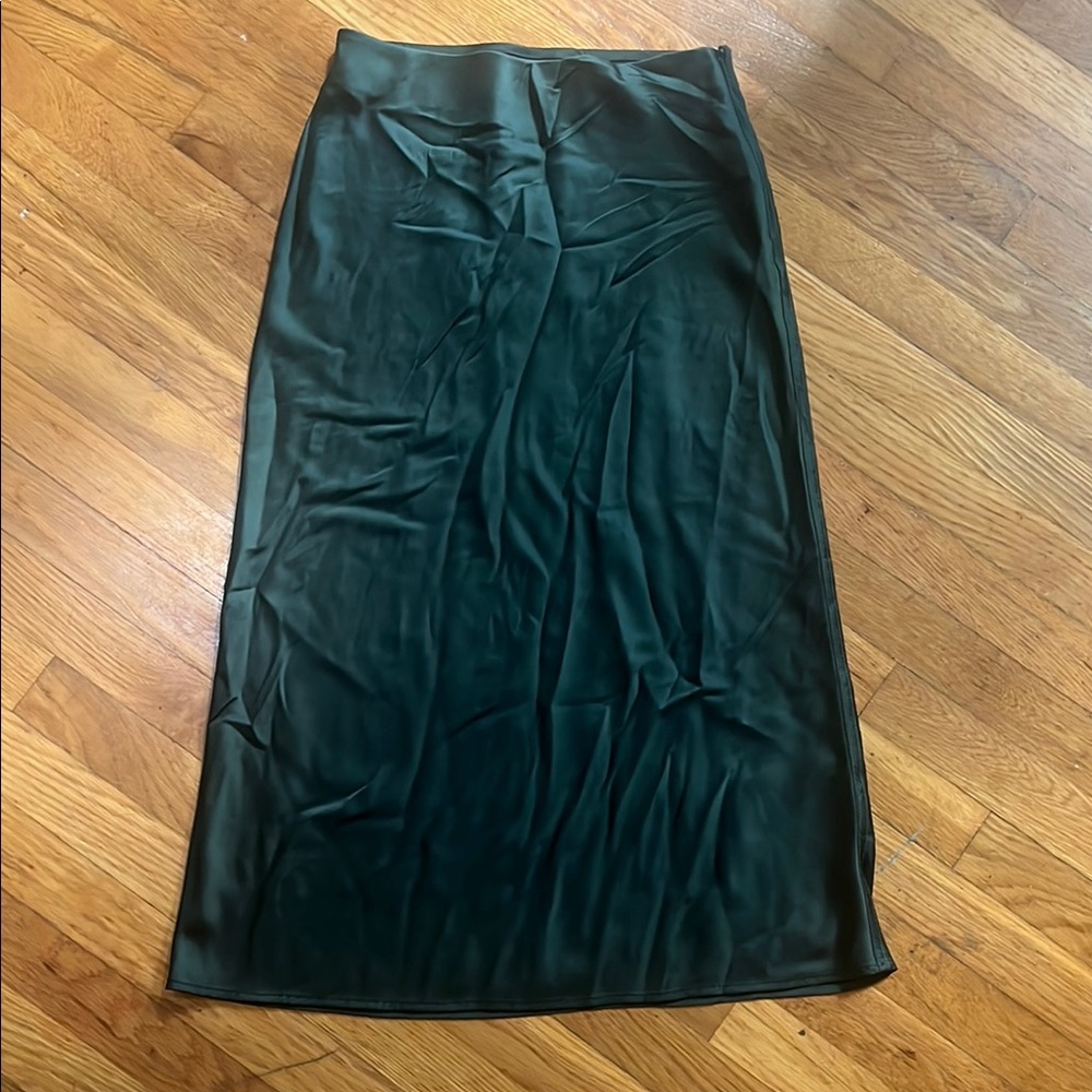 Treasure & Bond Satin Skirt
